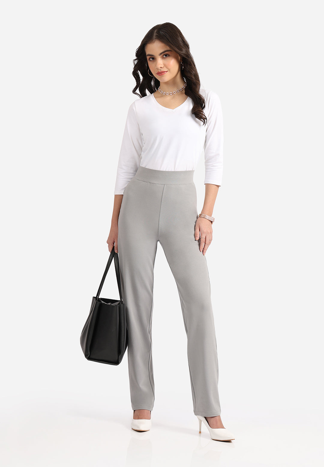 AM:PM Cotton Straight Pants