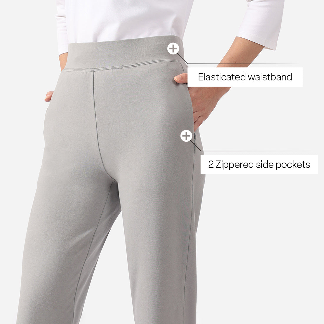 AM:PM Cotton Straight Pants